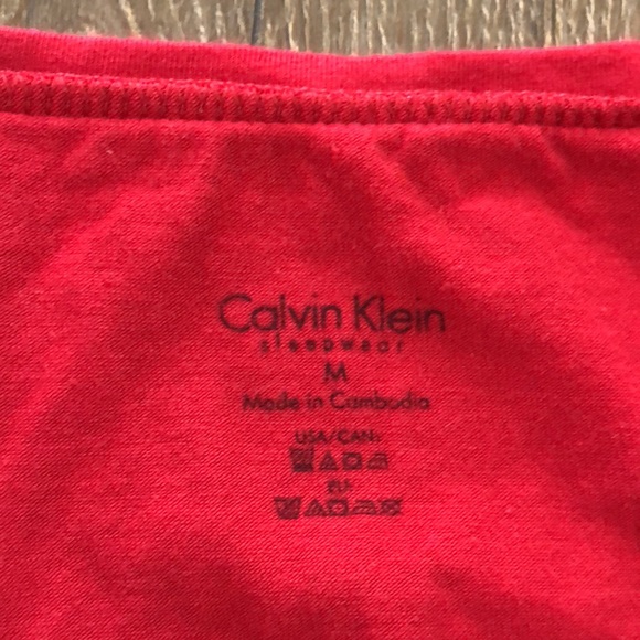 CALVIN KLEIN Sleepwear Long Sleeved Nightgown Pajamas - Picture 2 of 6